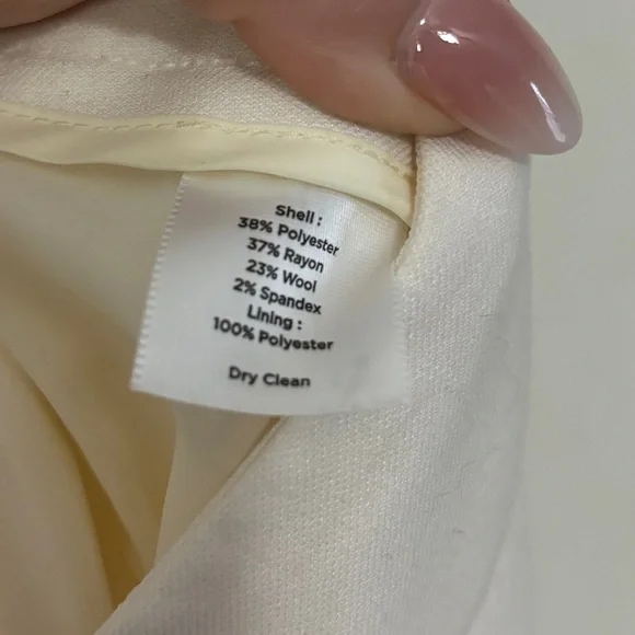 Talbots Women's Easy White Wide Leg Pants 4P - Picture 5 of 5